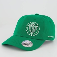 Boné Aba Curva Supercap Palmeiras Escudo - Strapback - Adulto