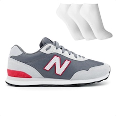 Tênis New Balance 515 V2 + 3 Pares de Meias - Masculino