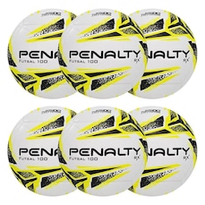 Kit Bolas de Futsal Penalty Rx 100 Xxiii - 6 Unidades