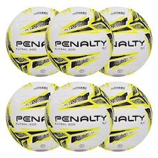Kit Bolas de Futsal Penalty Rx 200 Xxiii - 6 Unidades