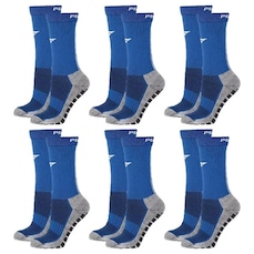 Kit Meias 3/4 Penalty Grip - 6 Pares - Infantil