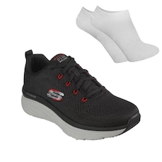 Kit Tênis Skechers Dlux Walker + Meia - Masculino