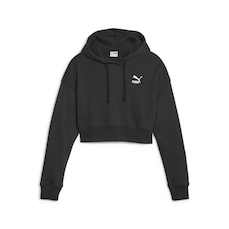 Blusão de Moletom com Capuz Puma Classics Cropped - Feminino
