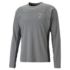 Top Fitness Puma Manga Longa Seasons Polypropylene Raincell Running - Masculino
