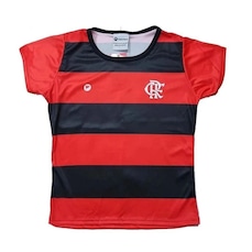 Camiseta Baby Look do Flamengo Torcida Baby 251Sb - Infantil