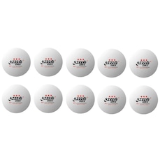 Bola de Tênis de Mesa Dhs Cellfree Dual 3 Estrelas - 10 Unidades