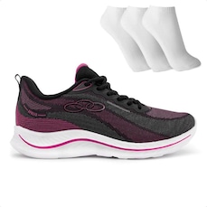 Tênis Olympikus Apolis + 3 Pares de Meias - Feminino