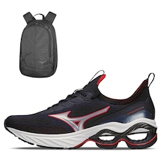 Tênis Mizuno Wave Invictus 4 + Mochila Fun New - Masculino