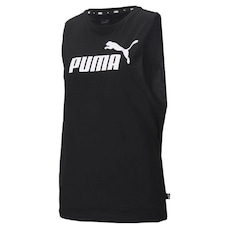 Camiseta Regata Puma Cavada Essentials Logo - Feminina