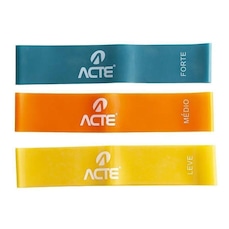 Kit Faixa Elastica Acte Sports Mini Bands T71