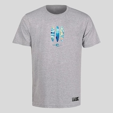 Camiseta Plus Size WSS Brasil Floral Surf Prime - Masculina