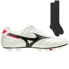 Chuteira de Campo Mizuno Morelia II Japan + 1 Par de Meião - Adulto