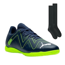 Chuteira Futsal Puma Future Play + 1 Par de Meião - Adulto