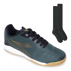 Chuteira Futsal Diadora Nazionale Elite + 1 Par De Meião - Adulto