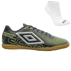 KIT CHUTEIRA FUTSAL UMBRO TECHNO + PAR DE MEIAS - ADULTO