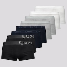 Kit Cuecas Lupo Sunga - 8 Unidades - Adulto