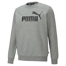 Blusão de Moletom sem Capuz Puma Careca Ess Big Logo Crew - Masculino