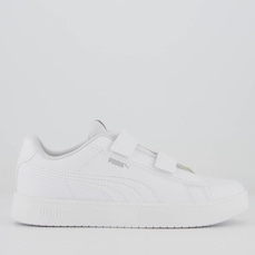 Tênis Puma Rickie Classic V Ps Infantil All White