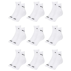 Kit Meia Cano Médio Puma Esportiva - 9 Pares - Masculino