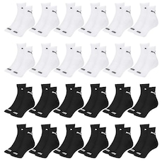 Kit Meia Cano Médio Puma Esportiva - 24 Pares - Masculino