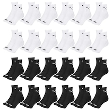 Kit Meia Cano Médio Puma Esportiva - 24 Pares - Feminino