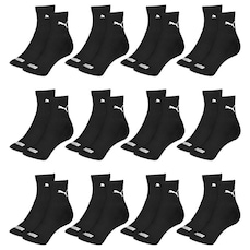 Kit Meia Cano Médio Puma Esportiva - 12 Pares - Feminino