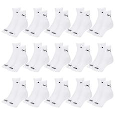 Kit Meia Cano Médio Puma Esportiva - 15 Pares - Feminino