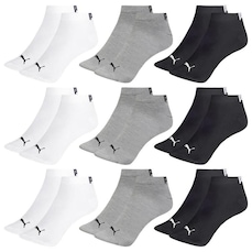 Kit Meia Sapatilha Puma Invisível - 9 Pares - Infantil