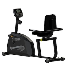 Bicicleta Horizontal Athletic Training 8 Níveis de Esforço Suporta até 140Kg