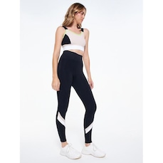 Calça Legging Bodyforsure Lisa com Recortes Great - Feminina