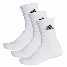 Kit Meia adidas Cano Alto Amortecida - 3 Pares - Unissex