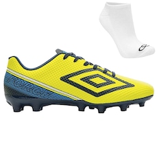 Kit Chuteira Campo Umbro Force + Meia - Adulto
