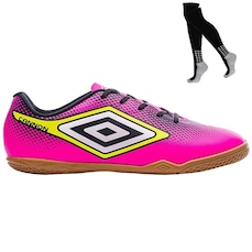 Chuteira Futsal Umbro Cannon + Meião - Adulto