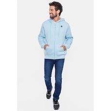 Jaqueta De Moletom Com Capuz Hd Canguru- Masculina