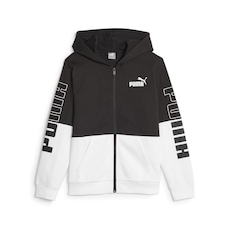 Jaqueta de Moletom Puma Power Full-Zip - Infantil