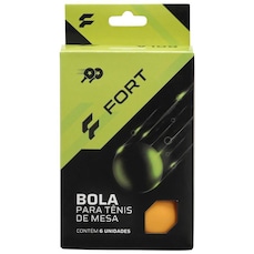 Bola de Tênis de Mesa Fort 2 Estrelas + Pack com 6 Bolas