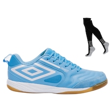 Kit Chuteira Futsal Umbro Pro 5 Bump Club + Meião - Adulto