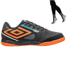 Kit Chuteira Futsal Umbro Pro 5 Bump Club + Meião - Adulto