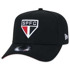 Boné Aba Curva New Era 9Forty A-Frame São Paulo Futebol Snapback - Adulto