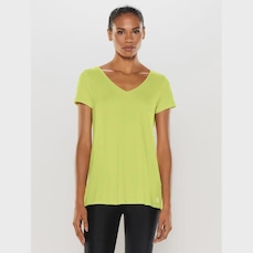 Camiseta Bodyforsure Decote Essentials - Feminina