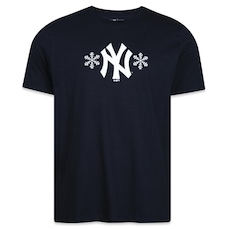 Camiseta New Era Regular New York Yankees Action Winter Sports - Masculina