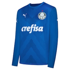 Camisa Manga Longa de Goleiro do Palmeiras Home Torcedor Puma - Masculina