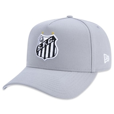 Boné Aba Curva New Era 9Forty A-Frame Santos Futebol - Snapback - Adulto
