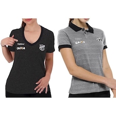 Kit Camisa do Ceará 2018 Topper - 2 Unidades - Feminino