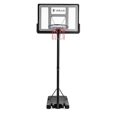 Tabela de Basquete Portátil Altura Ajustável Aro 45cm Vollo