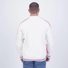 Jaqueta São Paulo Bomber Striped Branca