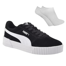 Kit Tênis Puma Carina - Feminino + Par De Meia