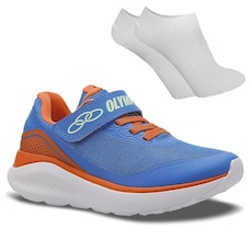 Kit Tênis Olympikus Smash - Infantil + Par De Meia