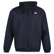 Jaqueta Corta Vento com Capuz Windbreaker New Era Logo Box - Masculina