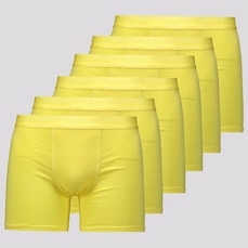 Kit Cueca Boxer Lupo Elastic Soft - 6 Unidades - Masculina